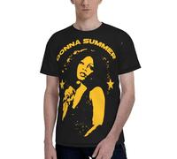 Donna Summer T Shirts Mens Summer Casual Sport Tee O-Neck Short Sleeve Tshirt