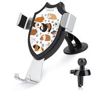Donnapink Pet Rodents Guinea Pig Breeds on White Universal Car Phone Mount, Windshield Vent Phone Mount, Durable Handsfree Stand Strong Suction Cell Phone Holder for Men Women