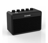 Donner Mini Electric Guitar Amplifier 5W, Mini Guitar Amp Portable for Desktop Practice with a Retro British Tone(DA-10)