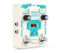 Donner Circle Loop Pedal, Stereo Looper Guitar Pedal, 40 Slots 160 mins Looper Station with Drum Machine 100 Drum Grooves, Tap Tempo, Fade Out