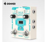 Donner Circle Looper Guitar Effect Pedal 160 Mins 40 Slots Record Drum Machine/
