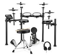Donner DED200X E drum set, electric drums with silent mesh pads, 2 suction plates, 31 sets and over 450 sounds, throne, headphones, sticks, USB-MIDI, melody lesson (5