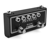 Donner Delay & Reverb Pedal 2 in 1 for Electric Guitar with Multi Effects in Metal, Tap Tempo Function, True Bypass