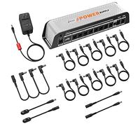 Donner DP-Z 9V Guitar Pedal Power Supply 10 Isolated DC Output with USB Port for 9V/12V/18V Effect Pedal DC 18v 2000m Input