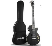 Donner DSC-128 Black Electric Guitar