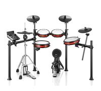 Donner Electric Drum Set, DED-200 Pro Electronic Drum Kit with Standalone Hi-Hat, Dual Zone 10 Inch Mesh Snare and Independent Kick Drum for Advanced Drummer, 5 Pads 4 Cymbals