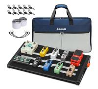 Donner Guitar Effects Pedalboard DB-S200 Pedal Board Set, Waterproof Backpack Bag including 60" Adhesive Backed Hook-and-loop with Power Supply Mounting Device, Size 18.11" x 12.76" x 2.64"