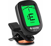 Donner Guitar Tuner Clip on-Accurate Chromatic,Acoustic Guitar Bass Violin Ukulele Tuner DT-2