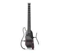Donner HUSH X PRO Electric Guitar Kit - Smart Travel Guitar with Dozens of Preset Combinations, 7 Tone Sim Options, Midnight Glow