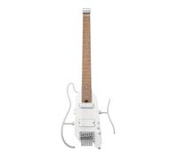Donner HUSH X PRO Smart Travel Electric Guitar Kit, Metallic White