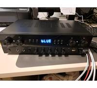 Donner Bluetooth 5.0 Stereo Audio Amplifier Receiver, Peak power 440 W Hi-Fi Wireless 4 channel Desktop Amp with USB, SD,FM, 2 Mic IN Echo, RCA, LED, Speaker Selector for Studio, Home Speakers-MAMP5