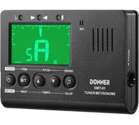 Donner Metronome Tuner for All Instruments - Guitar, Bass, Violin, Ukulele, Tru