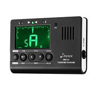 Donner Metronome Tuner for All Instruments - Guitar, Bass, Violin, Ukulele, Trumpet, Chromatic, Clarinet, Flute, 3 in 1 Digital Metronome with Tuner/Metronome/Tone Generator, DMT-01