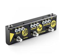 Donner Multi Guitar Effect Pedal Alpha Cruncher 3 Type Effects Delay Chorus Distortion Pedal with Adapter