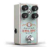 Donner Overdrive Guitar Pedal, Dumbal Drive Pedal for Electric Guitar, Dumble Style with 2 Band EQ Boost Effect Pure Analog True Bypass