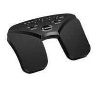 Donner Wireless Page Turner Pedal, Rechargeable Music Page Turner foot pedal for Tablets Phone, Black