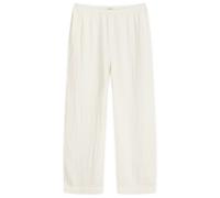 DONNI. Women's Bubble Crop Simple Pant Creme