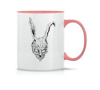 Donnie Darko Rabbit Head Classic Ceramic Coffee Mug White Black Pink Magic 330ml