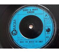 DONNY AND MARIE OSMOND - make the world go away 45 rpm single