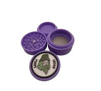 Donny Fiddy Bucks Herb Grinder - Big LEZ Show - Judge Grinda - 3D Printed (Light Purple, Catcher)
