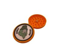 Donny Fiddy Bucks Herb Grinder - Big LEZ Show - Judge Grinda - 3D Printed (Orange, Compact)