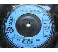 Donny & Marie Osmond - Osmond, Donny & Marie I'm Leaving It All Up To You 7" MGM 2006446 EX 1974