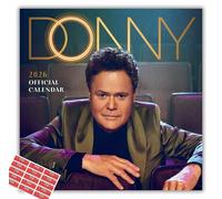 Donny Osmond Calendar 2026 Square Wall Calendar Gift with Free Organising stickers