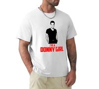 Donny-Osmond-I-m-A-Donny-Girl-T-Shirt-Anime-Hippie-Clothes-Mens-t-Shirts-Casual White