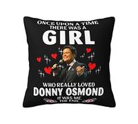 Donny Singer Osmond Pillow Covers 18x18 Inches, Decorative Throw Pillow Covers, Outdoor Sofa Pillowcase for Home Sofa Bedroom Car Outdoor