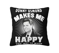 Donny Singer Osmond Pillow Covers 18x18 Inches, Decorative Throw Pillow Covers, Outdoor Sofa Pillowcase for Home Sofa Bedroom Car Outdoor