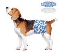 Dono Disposable Dog Nappies Male, 40 Pcs, Wetness Indicator, Male Dog Wraps, Dog Belly Bands, Super Absorbent, Leak-Proof, Incontinence, Excitable Urination, Heat, Marking Issues, M