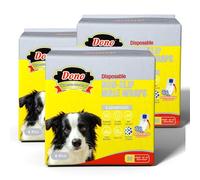 Dono Disposable Male Dog Diapers, Male Dog Wraps for Puppy, Non-Slip Stick Super Absorbent Soft Pet Diapers, Four Sizes