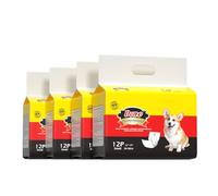 Dono Dog Nappies Disposable, Dog Belly Bands, Puppy Diapers with Wetness Indicator,Super Absorbent & Leak-proof,Male Wraps for Incontinence,Marking Issues,Traveling (4S 48count)