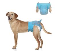 Dono Dog Nappies Female, 10 Pcs, Dog Period Pants with Stretchy Waistband, Pull up Dogie Diapers, Super Absorbent, XS, S, M, L, XL