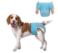 Dono Dog Nappies Female, 10 Pcs, Dog Period Pants with Stretchy Waistband, Pull up Dogie Diapers, Super Absorbent, XS, S, M, L, XL