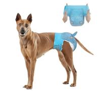 Dono Dog Nappies Female, 10 Pcs, Dog Period Pants with Stretchy Waistband, Pull up Dogie Diapers, Super Absorbent, XS, S, M, L, XL