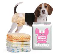 Dono Dog Nappies Female, 20pcs, Puppy Nappies and Cat Nappies, Wetness Indicator, Dog Pants for Dogs in Season, Super Absorbent, Leak-Proof, Incontinence, Excitable Urination, Heat, Marking Issues