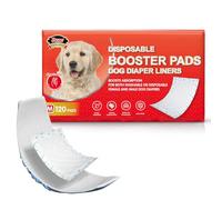 Dono Dog Nappies Liners - 60 Pcs Dog Diaper Liners for Male Female Dogs, Nappy Pad, Puppy Pads Disposable, Super Absorbent for Belly Bands, Period Pants