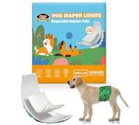 Dono Dog Nappy Liners for Male and Female Dogs,150 pcs, Disposable Incontinence Pads for Dog Belly Bands and Dog Pant,Super Soft and Absorbent for Dogs in Heat,Incontinence,Traveling