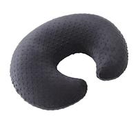 DONOMILO Minky Dots Nursing Pillow Cover, Case Plush Breathable Breastfeeding Pillow Slipcover Fits Nursing Pillow, Super Soft Snug Positioners for Baby Boy Baby Girl(Black)