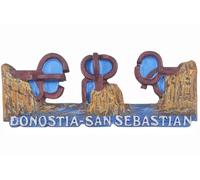 Donostia-San Sebastian Spain Fridge Magnet Travel Souvenir Refrigerator Decoration Magnetic Sticker Hand Painted Craft