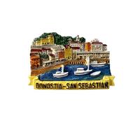 Donostia San Sebastian Spain Refrigerator Magnet 3D Travel Souvenir Fridge Decoration Magnetic Sticker Craft Collection