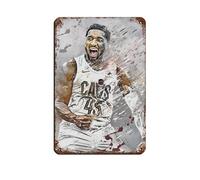 Donovan Mitchell Retro Poster Metal Tin Sign Chic Art Retro Iron Painting Bar People Cave Cafe Family Garage Poster Wall Decoration 8x12inch(20x30cm)