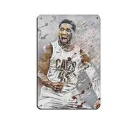 Donovan Mitchell Retro Poster Metal Tin Sign Chic Art Retro Iron Painting Bar People Cave Cafe Family Garage Poster Wall Decoration 8x12inch(20x30cm)