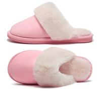 Donpapa Slippers Women Men Memory Foam Fluffy Winter House Shoes | Fuzzy & Cosy, Soft Plush Fleece, Warm, Non-Slip Sole, Indoor Outdoor, Gifts For Ladies