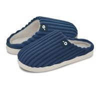 Donpapa Slippers Women Men Warm Corduroy Memory Foam Slip On House Shoes | Fuzzy Plush Lining, Cloudy & Comfy, Bedroom, Home, Machine Washable, Non-Slip Rubber Sole, Indoor Outdoor