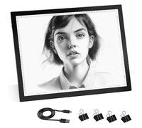 DONPODER A3 Light Box Portable LED Light Board for Diamond Painting, 10 Brightness Levels,5500 Lux Super Bright Ultra Thin Light Pad for Tracing and Crafts(42 x 32 cm)