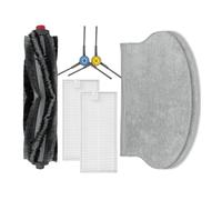 DONQ-Compatible for Eureka,NER600 Roller Main Side Brush Hepa Filter Mop Rag Robot Vacuum Cleaner Parts Accessory Replacement Kit