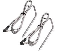 DONSIQIZZ Replacement for Camp Chef Meat Probe CampChef Temperature Probe Pellet Grills Parts Kit,3.5 mm Plug High-Temperature BBQ Digital Thermostat Probes,Set of 2