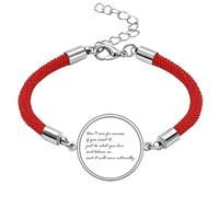 Don't Aim for Success If You Want It Lucky Red String Bracelet Rope Bracelet Handmade